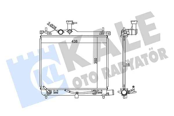 Su Radyatörü  KALE 358400