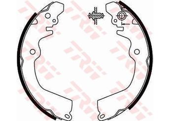 Fren Pabuçlu Balata Arka TRW GS8666  MB950064 MB618190 MB699334 MB699335 MB699336 MN102633 26257AA000 26257AA010 26257AA020 26298AA000