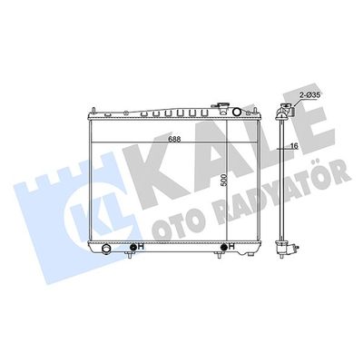 Su Radyatörü  KALE 348410