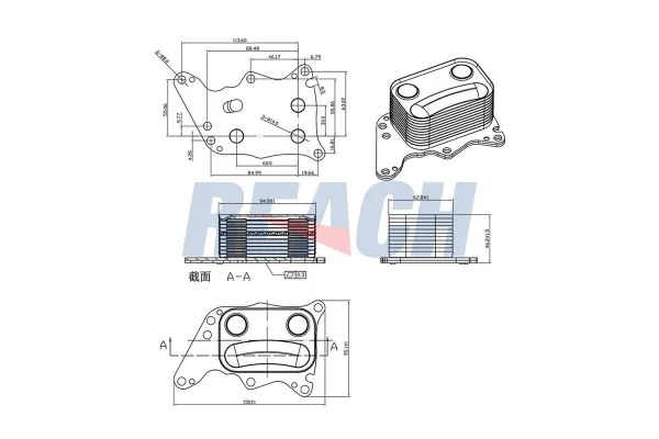 Motor Yağ Soğutucu  MINI Mini (R56)(2006->)  VEKA 45-3305