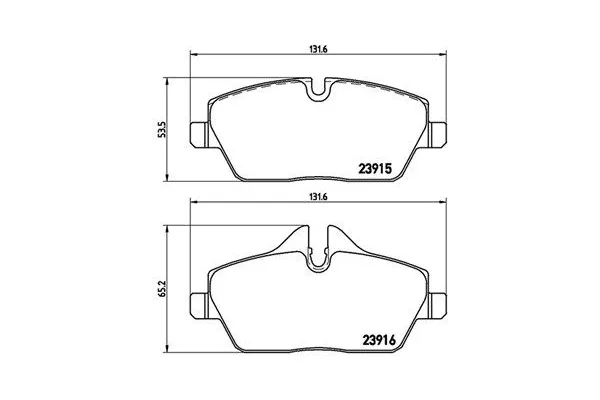 Fren Disk Balata Ön MINI Cabrio (F57)(2015->)  MAGNETI MARELLI 363700406034