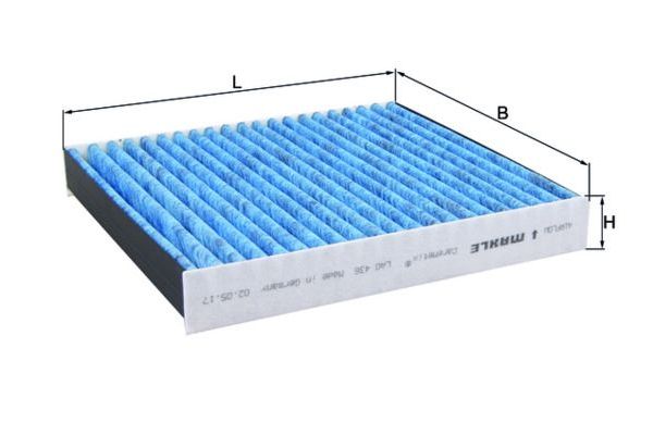 Polen Filtresi  Isuzu D-Max (2017->)  MAHLE LAO 436