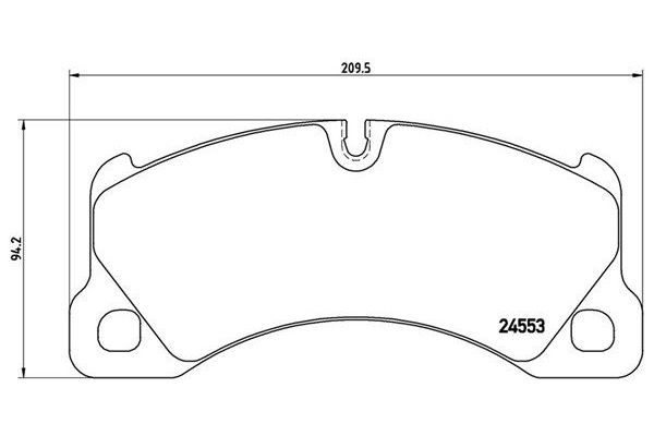 Fren Disk Balata Ön Porsche Cayenne (Typ 9PA1)(01.2007->)  MAGNETI MARELLI 363700465017
