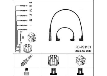 Buji Kablosu  NGK 2583  