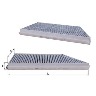 Polen Filtresi  Peugeot 206 Sedan (09.2006->)  MAHLE LAK 57