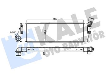 Turbo Radyatörü  MOTORTEC 0600  8200115540 82 00 115 540 8200700172