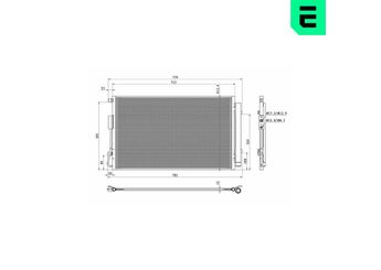 Klima Radyatörü  ERA 667327  976062W501 976062W500 97606-2W500