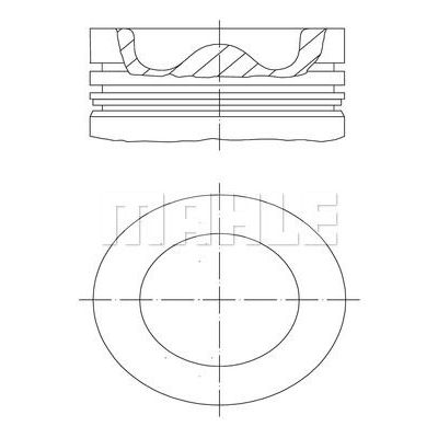 Piston (79.92MM-0.50)  GOETZE 87-72507-050