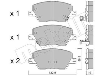 Fren Disk Balata Ön MANDO MBF01CR0263  MBF01CR0263 77367628 77367910 77368368