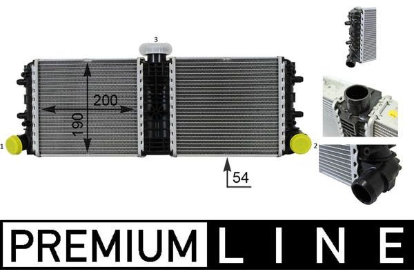 Su Radyatörü  Audi R8 Spyder/Cabrio (429)(02.2010->)  MAHLE CR 77 000P