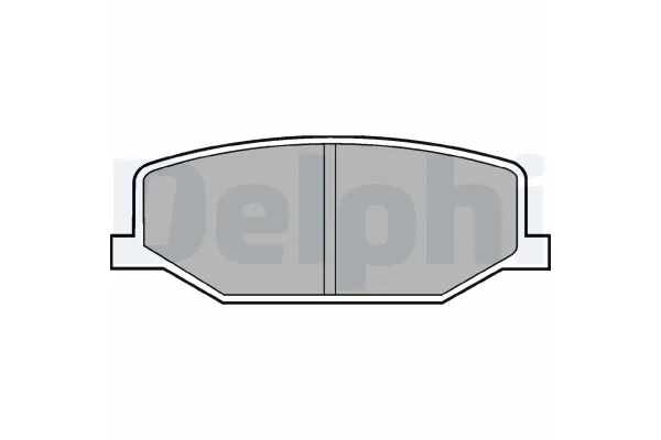 Fren Disk Balata Ön Suzuki Samurai (SJ)(1988->)  DELPHI LP527