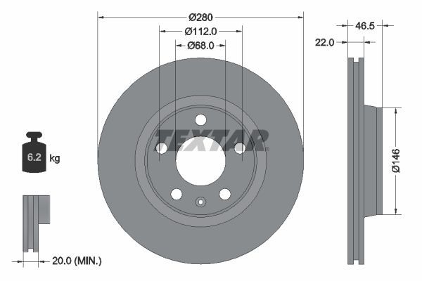Fren Disk Ayna Ön Sağ ve Sol Audi A4 Sedan (B5)(11.1994->)  EUROREPAR 1618882180