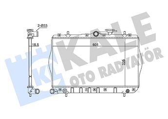 Su Radyatörü  KALE 119000  8602065 L2531022025 L25310-22025