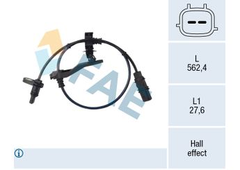 Abs Sensörü Arka Sol MAHER 12369  57475SNA003 57475SNA013 57475SNA023