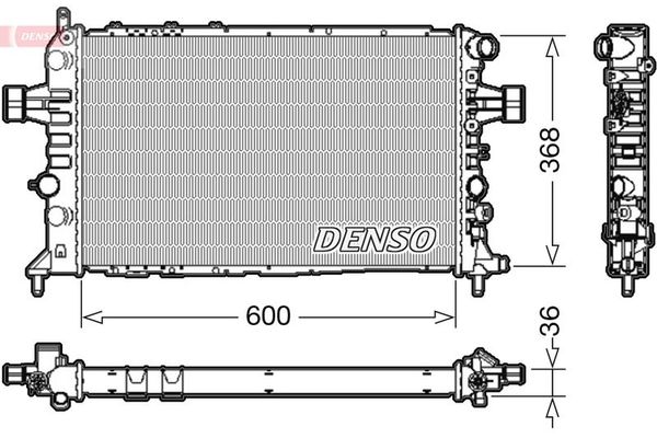 Su Radyatörü  DENSO DRM20112