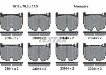 Fren Disk Balata Ön TEXTAR 2394301  A0034207120 A0044204620 34207120 0034207120 34204020 0034204020 A0034204020 1994200120 A1994210010 1994210610 44204520 0044204520 A1994200120 34205320 0034205320 1994210010 A0044204520 A1994210610 44204620 0044204620 A0034205320