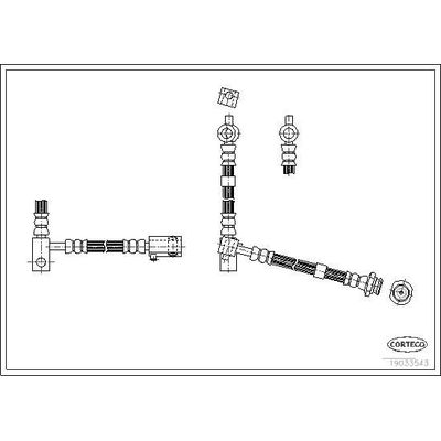 Fren Hortumu Ön Sağ OSSCA 01466