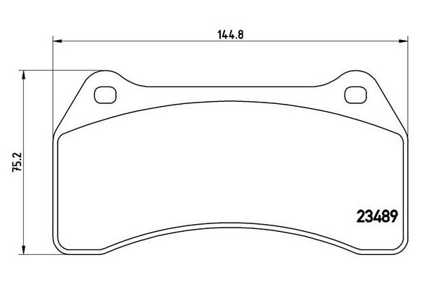 Fren Disk Balata Ön Jaguar XJ (X350/X358)(2003->)  BREMBO P 36 014