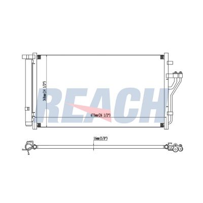 Klima Radyatörü  Kia Carens (RP)(2013->)  DELPHI CF20194