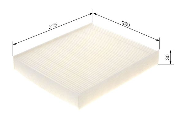 Polen Filtresi  Mitsubishi ASX (GA0W)(2010->)  BOSCH 0 986 4B5 004