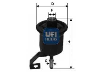 Yakıt Filtresi  UFI 31.776.00  3177600 31.776.00 2330016330 23300-16330