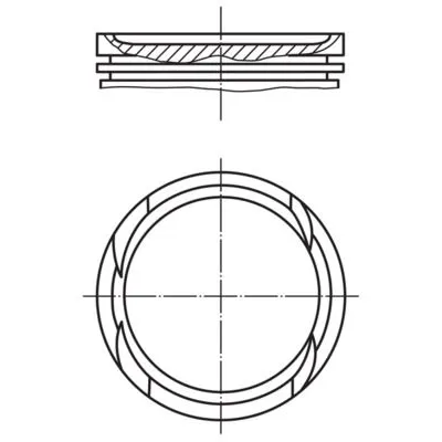 Piston (84.50MM-STD)  MAHLE 082 71 02