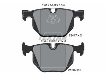 Fren Disk Balata Arka TEXTAR 2344702  34216761285 34216758870 34216753850 6761285 6753850 6758870