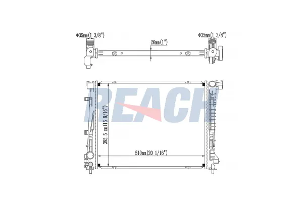 Su Radyatörü  ORİS BHY035016