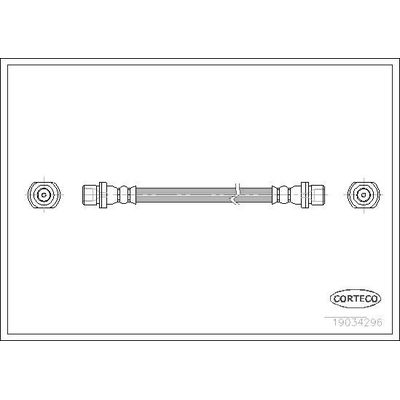 Fren Hortumu Arka Sağ veya Sol Citroen C1 (05.2005->)  FROW 276.1118.001