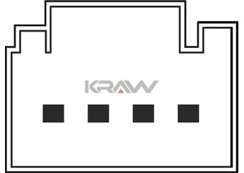 Cam Açma Düğmesi Ön Sol MCAR AN-1413  1Z0959858