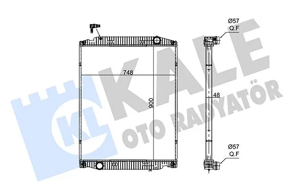 Su Radyatörü  KALE 349485