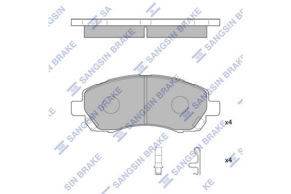 Fren Disk Balata Ön SANGSIN SP1228