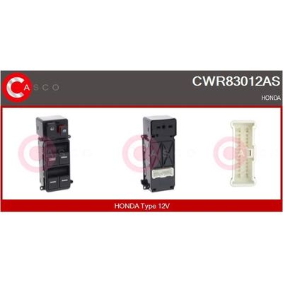 Cam Açma Düğmesi Ön Sağ veya Sol MCAR AN-903