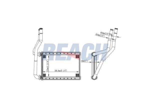 Kalorifer Radyatörü  Fiat Sedici (189)(2006->)  ORİS KSZ008026