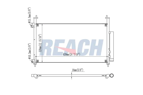Klima Radyatörü  MAHER 18978