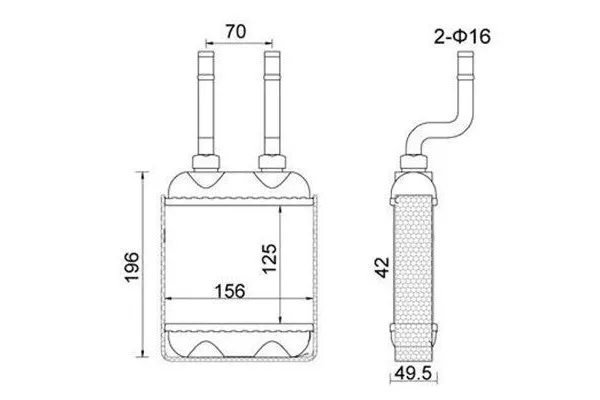 Kalorifer Radyatörü  MAGNETI MARELLI 359000300860
