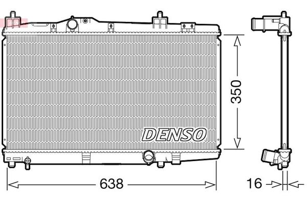 Su Radyatörü  DENSO DRM50105