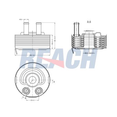 Motor Yağ Soğutucu  Nissan Almera (N16/E)(01.2000->)  MGA 63186