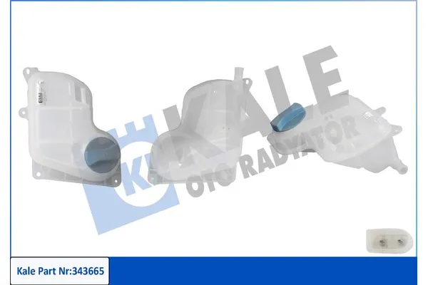 Radyatör Yedek Su Deposu  Audi A6 Avant (4B5)(02.1998->)  KALE 343665