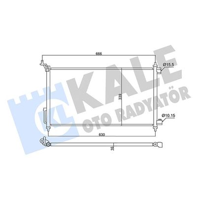 Klima Radyatörü  KALE 357830