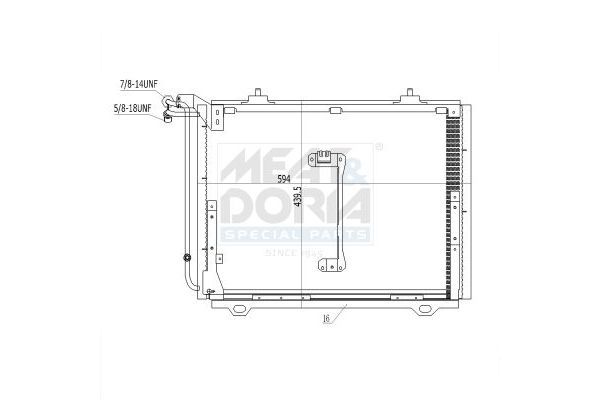 Klima Radyatörü  BEHR AC 168 000P