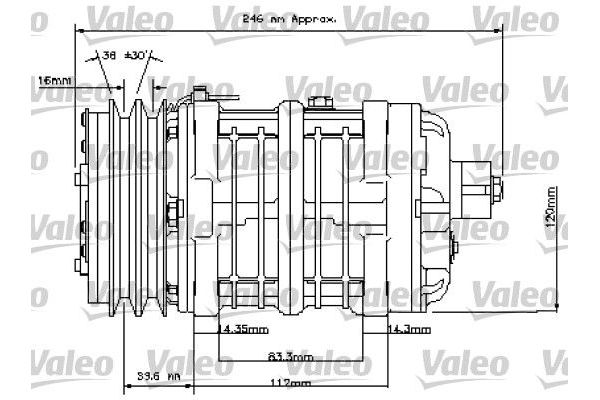 Klima Kompresörü  VALEO 815847