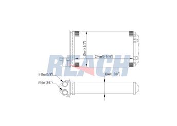 Kalorifer Radyatörü  PSA ORJINAL 6448G1  644851 6448.51