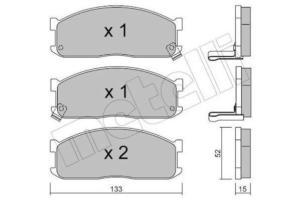 Fren Disk Balata Ön Mazda E-Serie E2200 (1984->2002)  MGA 55356