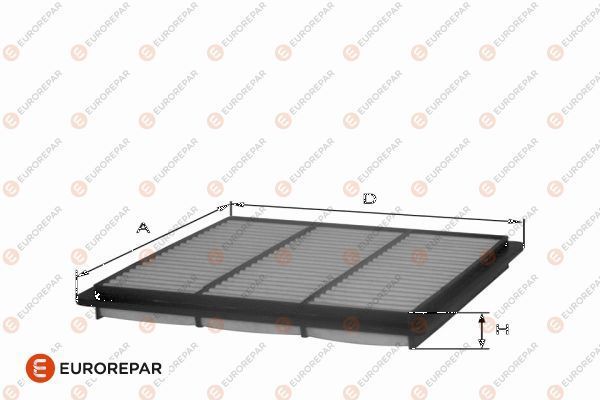 Hava Filtresi  Mitsubishi Pajero Sport (K90)(1999->)  EUROREPAR 1682265780