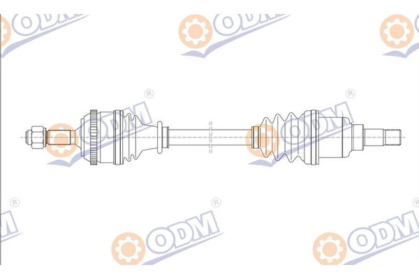 Aks Komple Ön Sol ODM CT-8-8591A