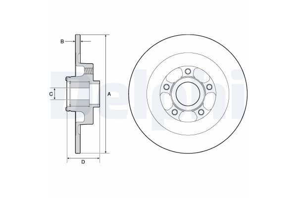 Fren Disk Ayna Arka Sağ ve Sol Renault Latitude (2010->)  DELPHI BG9138RS