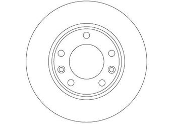 Fren Disk Ayna Arka Sağ ve Sol TRW DF6910  1610761980 16 107 619 80