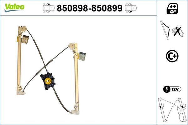 Cam Krikosu Ön Sol Mercedes ML -Serisi (BM 164)(03.2005->)  VALEO 850898