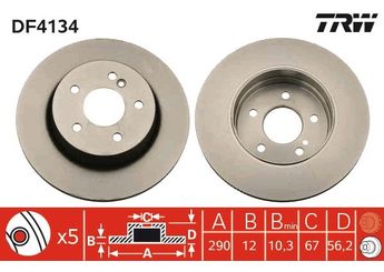 Fren Disk Ayna Arka Sağ ve Sol AYD 51431  210423051264 2104230512 210 423 05 12 210 423 05 12 64 A2104230512 A 210 423 05 12 A210423051264